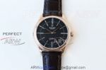 Perfect Replica Swiss Grade Rolex Black Face Cellini Rose Gold Bezel 39mm Men's Watch